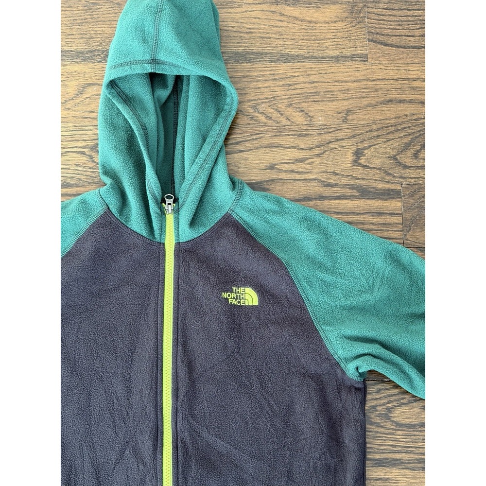 The North Face Boys Zip Up Fleece Size XL 18-20 TNF Outdoor Base Layer Hike Fall